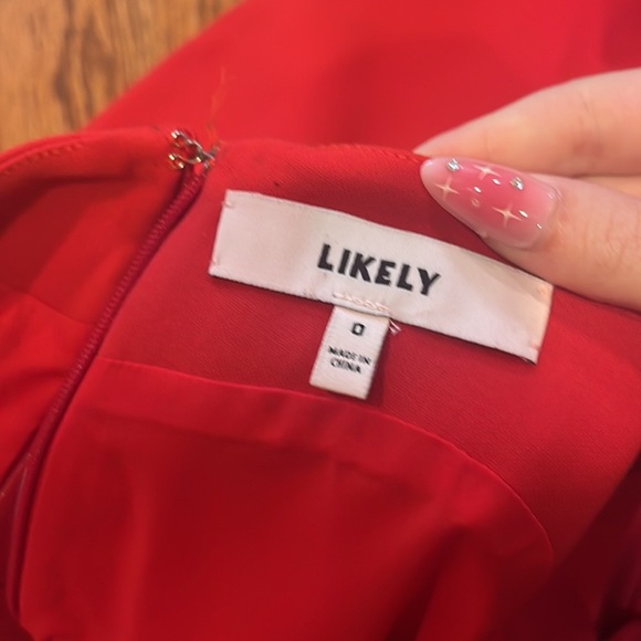 Likely Woman’s Maxson Red Jumpsuit Size 0 - Picture 4 of 7